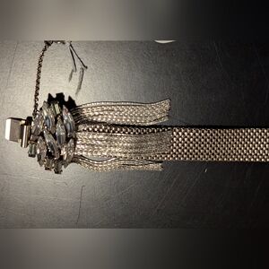 Sorrelli Silver Crystal Embellished Bracelet